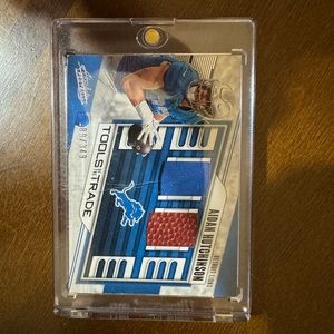 Aiden Hutchinson jersey/football insert card